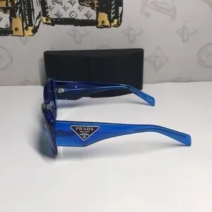 New Authentic Prada PR13Z Sunglasses – Blue Frame / Grey Lenses, Square Shape Prada | Accessories | New Authentic Prada Pr3z Sunglasses  main image 3